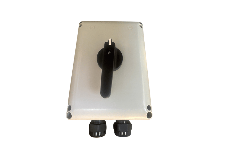 AMS DC Momentary (Spring) Reversing Drum Switch With Box